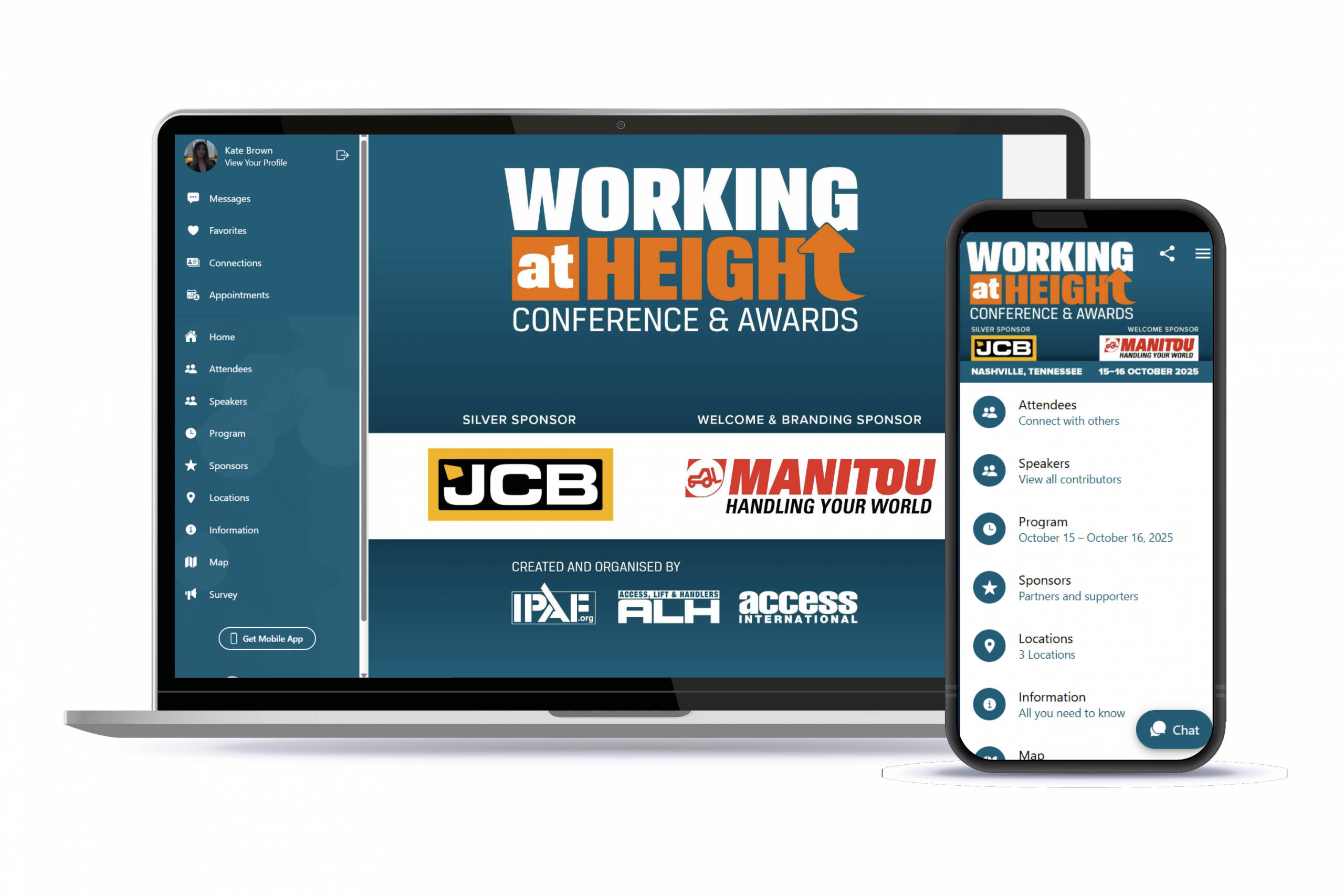 App desktop and mobile